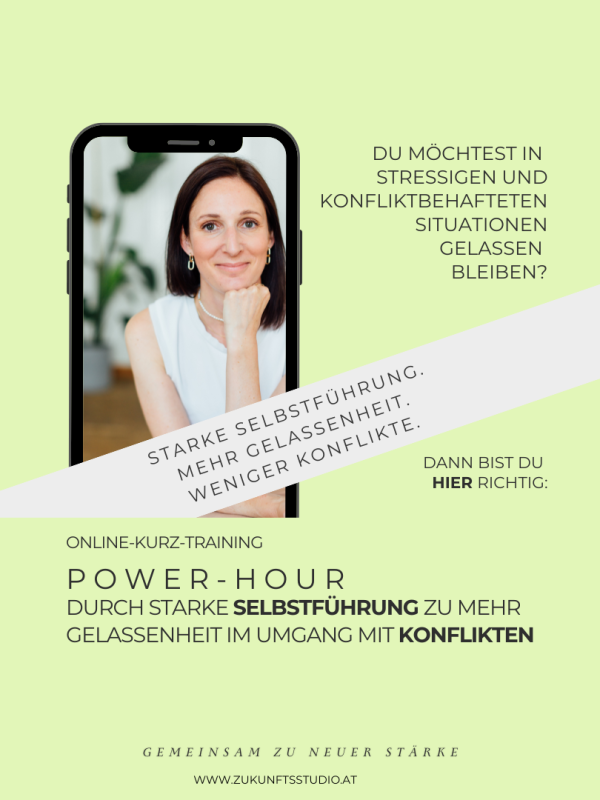 TRAINING | Power-Hour: Mit (Selbst)Führung zu mehr Gelassenheit im Umgang mit Konflikten